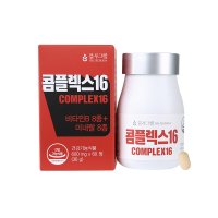 [블루그램] 콤플렉스16 600mg x 60정 x 4개 +1개 추가증정 [10개월분] 비타민B 8종 미네랄 8종