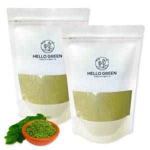 헬로우그린 모링가잎 분말 가루 500g, 2개
