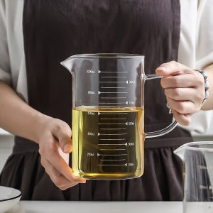 프롬머그 대용량 내열유리 계량컵 1000ml 홈카페 베이킹 비커