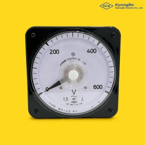 경보전기 아날로그 메타 WA-V2 600V 교류전압계 AC 볼트메타 직결