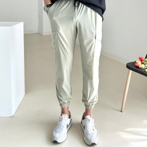 여름 밴딩 남자 조거 바지 카고 냉장고 쿨 팬츠 id2232