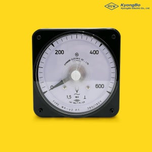 경보전기 아날로그 메타 WA-V2 600V 380/190V 교류전압계 AC 볼트메타
