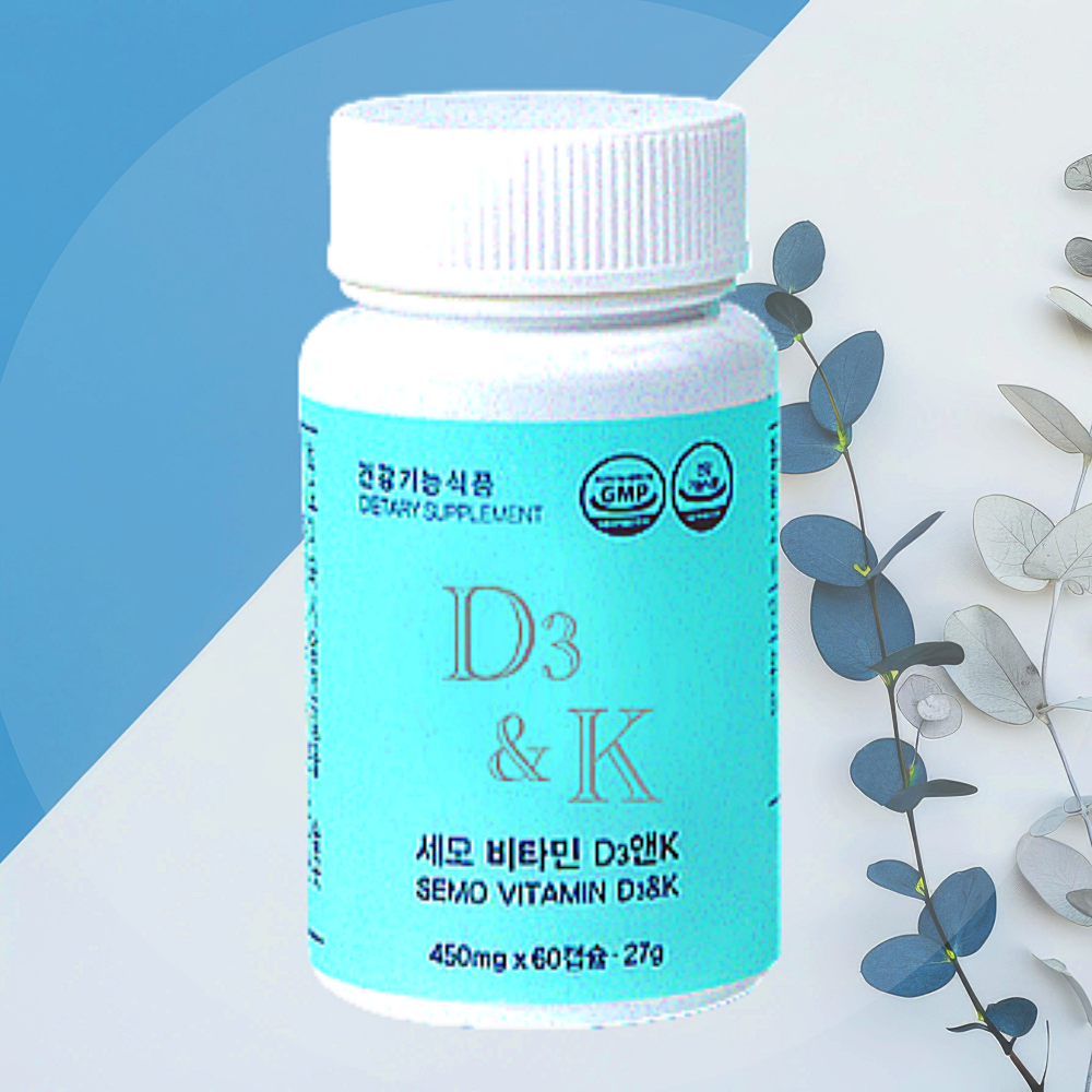 세모 <b>비타민D</b>3 &amp; K 1곽 복합기능성
