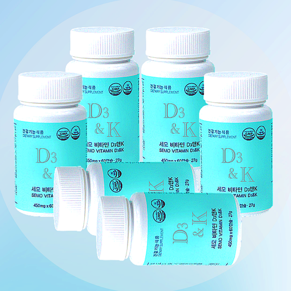 세모 <b>비타민D</b>3 &amp; K 6곽 복합기능성