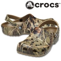 Crocs 크록스 카모 샌들 슬리퍼 캠핑 여행용 물놀이 해변 신발