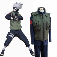 코스프레 의상 일본 애니메이션 hatake kakashi 녹색 조끼 조끼 의류 31