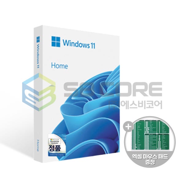 SB CORE [한국정품]MS 윈도우 11 Windows Home FPP 영구제품키 USB 설치