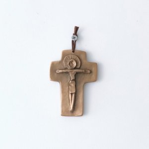 [최종태 작] 벽걸이 십자가 crucifix 승천하신 예수님 - 청동(bronze)