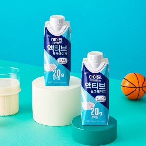 하이뮨 액티브 밀크쉐이크 제로 250ml 2박스 외 2종 (총 36팩)