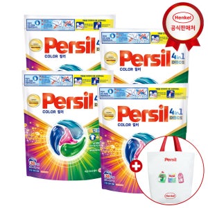 [리유저블백증정] 헨켈 캡슐 세제 퍼실 디스크 38개입 x4개 컬러