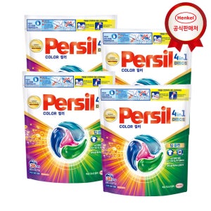 헨켈 캡슐 세제 퍼실 디스크 38개입 x4개 컬러
