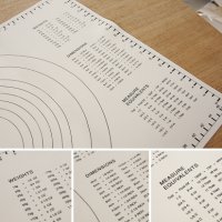 에바 실리콘 작업판 매트 아이보리 (L) 라지 테이블