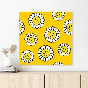 인테리어 그림 액자 주방 현관 해피 스마일 A 캔버스액자 중소형