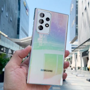 오로라 홀로그램 슬림 하드 케이스 그라데이션, 갤럭시A32 LTE