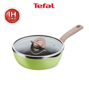 테팔 인덕션 티타늄 1X 원픽냄비팬 22cm, 아보카도 그린