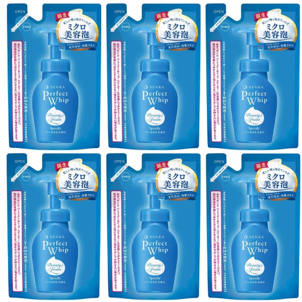 센카 퍼펙트 휩 스피디 클렌징폼 리필 130ml X 6개