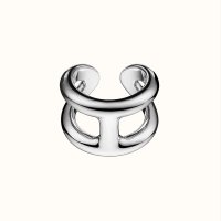 에르메스 Osmose 오스모스 라지 실버 링 반지 HERMES SILVER RING