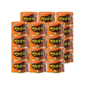 유동 번데기 캔 통조림 130g 24개 고단백 간편 술안주 반찬 번데기탕