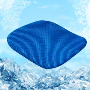 이솔홈 아이스 쿨젤방석 에어메쉬 여름 통풍 사무실 의자 쿨 방석