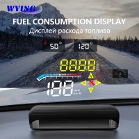 gps 자동차 차량용 hud wying m17 obd car 디지털 속도계 프로젝터