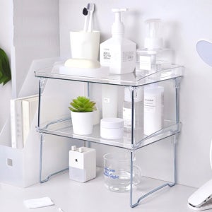 리룸 아크릴 화장품 정리함 화장품 정리대 수납함 화장대 선반 보관함