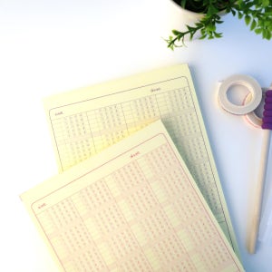 애니캐넌 100문항 omr 카드 5지선다 수능 오지선다 오엠알 떡메모지 연습장