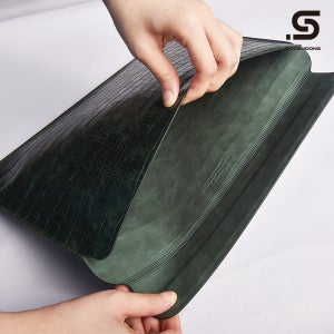 쿠슝 프리미엄 송아지 가죽 맥북 파우치 노트북 슬리브 케이스 14인치 16인치