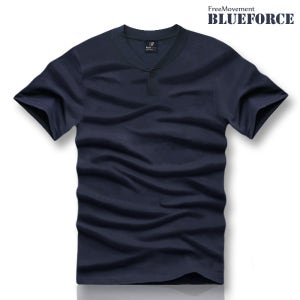 국내생산 메크온 헨리넥 반팔티 오버핏 무지 캐주얼 반팔티셔츠