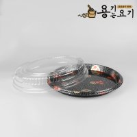 XYW-8107R 원형 초밥 스시 회 포장 용기 세트(200개)