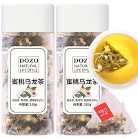 일본 우롱차 음료수 dozo 白桃烏龍茶 꿀 복숭아 우롱차 240g30포