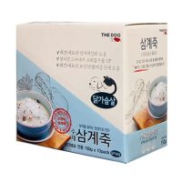 더독 강아지 고양이 수제 삼계죽 영양 닭죽 150g x 10 반려견 애견 죽 보양식 유동식