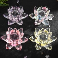 서예용 사무용 미술용 디자인 캐릭터 문진 lotus crystal glass 장식 장식