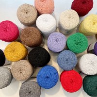 [몬지얀] 심플코튼실 코바늘 가방실 소품뜨기 체이니코튼 여름실 crochetyarn