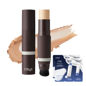 오브제 내추럴 커버 파운데이션 13g SPF50+ (+모이스처 토너&크림 4ml 2개)