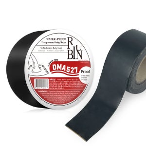 부틸 방수테이프 누수테이프 방수 검정(단면) 5cmⅩ10m 배관 바닥에폭시 DMA527