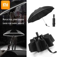 초경량양우산 거꾸로우산 남자양산 xiaomi 역 자동 10 갈비뼈 여행 접는 반사 줄무늬가있는 windproof