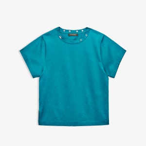 (Value Pick) 람다골프 여성골프웨어 T-셔츠 라운드 넥 피콕그린 12204