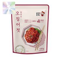 반찬단지 간편하고 맛있는 오징어젓 120g 젓갈반찬 밑반찬 밥도둑