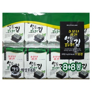 소문난 광천 일등 파래김 4g x 16봉 1개