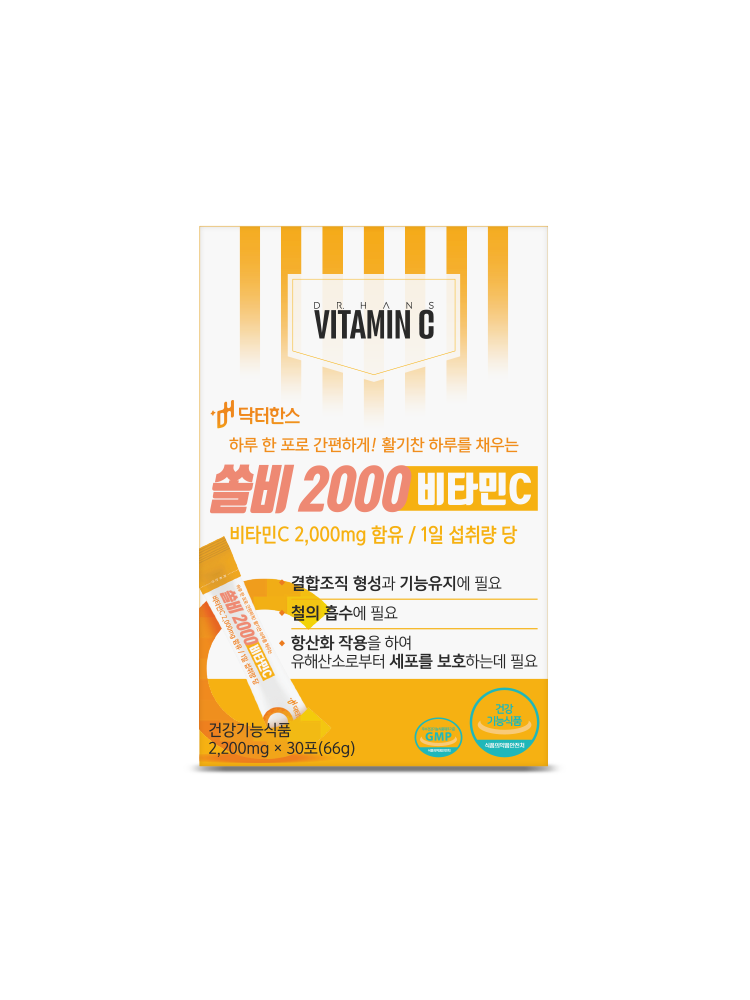 닥터한스 솔비 쏠비 2000 비타민씨 비타민C 분말+용융소금 함유 30포, 1개