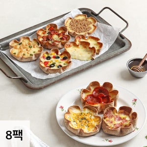 다신샵 통밀당 씬피자 고르곤졸라 외 8종 8팩 / NO밀가루 자연치즈 통밀도우