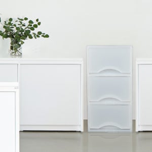 사이드 300 틈새수납장 3단 서랍장 (w26cm) 미니 정리수납