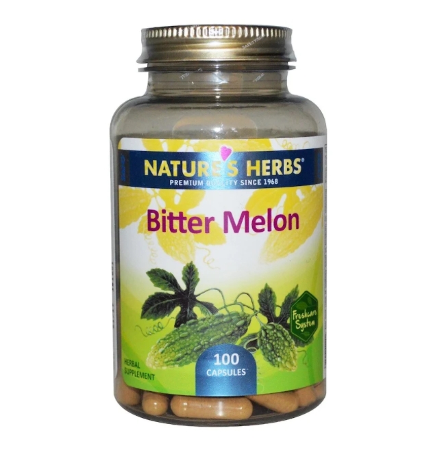 Nature’s <b>Herbs</b>, 비터 멜론 100 캡슐 Bitter Melon 여주