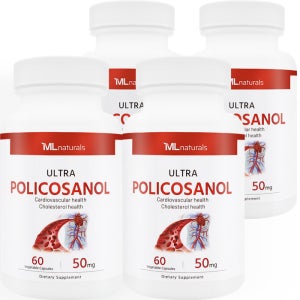 [미국배송] 마이라이프 내추럴스 울트라 폴리코사놀 50mg 60캡슐, 4개