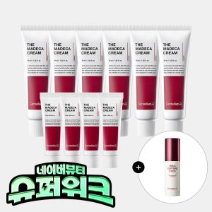 동국제약 센텔리안24 더 마데카크림 45mlx6개+15mlx4개+크림스틱10g / 병풀 시카 테카(TECA) 주름개선 수분 보습 기미완화 안티에이징 탄력 잡티 개선에 도움 /시즌6