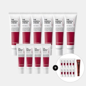 동국제약 센텔리안24 더 마데카크림 45mlx 6개+15mlx4개+아이크림/ 병풀 시카 테카(TECA) 주름개선 수분 보습 기미완화 안티에이징 탄력 잡티 개선에 도움 /시즌6