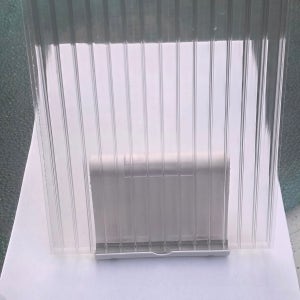 복층렉산 투명 6mm 폭 1m x 길이 1m, 폴리카보네이트 직각 재단판매