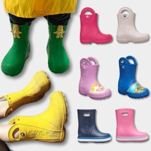 크록스 레인부츠 키즈 장화 핸들잇 유아 크록밴드 어린이 아기장화