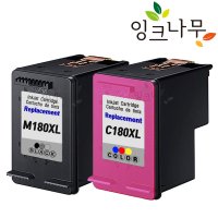 삼성 INK-M180XL C180 XL 잉크세트 SL-J1660 SL-J1770FW 재생