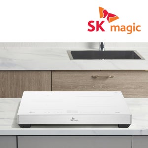 SK매직 3구 파워부스트 전기레인지 인덕션 렌지 IHR-B32A3 방문설치(무료), 8cm스탠드, 화이트